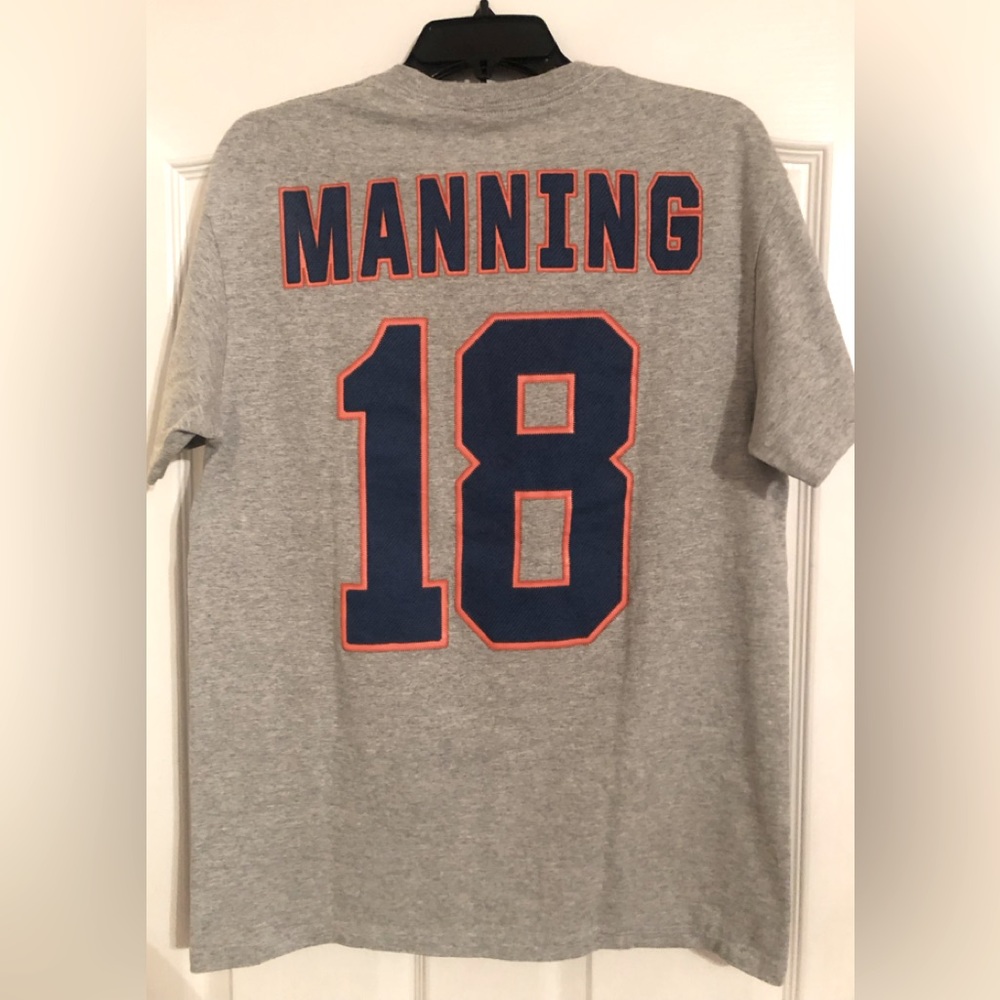 Denver Broncos Manning #18 size M tshirt in grey - Picture 5 of 8